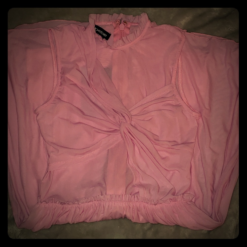 Pink mesh dress NWOT